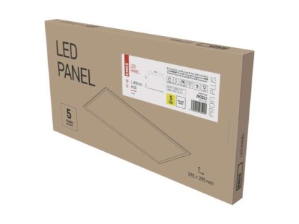 LED panel 30×60, obdĺžnikový vstavaný biely, 19W neutr. b.