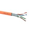 Solarix kabel CAT7 SSTP drát 500m cívka LSOH, SXKD-7-SSTP-LSOH