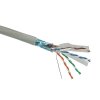 Solarix kabel CAT6 FTP drát 500m cívka PVC, SXKD-6-FTP-PVC