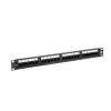 Solarix patch panel 24 x RJ45 CAT5E UTP 150 MHz černý 1U, SX24-5E-UTP-BK