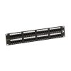 Solarix patch panel 48 x RJ45 CAT6 UTP 350 MHz černý 2U, SX48-6-UTP-BK