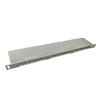 Solarix patch panel 24 x RJ45 CAT6 STP s vyvazovací lištou stříbrný 0,5U, SX24HD-6-STP-SL