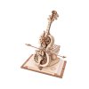 Hračka Robotime drevené mechanické puzzle Kúzelné violoncello (elektrický pohon)