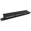 Patch panel Solarix SX24-5E-STP-BK-N 24 x RJ45 CAT5E STP čierny 1U