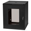 LEXI-Net Basic Rozvaděč nástěnný 19" 12U 520x450, dveře sklo, černý