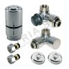 Sada KLASIK OPTIMA - tříosá - 1/2" x M 24, CU 15 x 1 mm - inox  IVAR.DV 016028