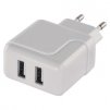 Duálny USB adaptér do siete+micro USB kabel + USB-C redukcia